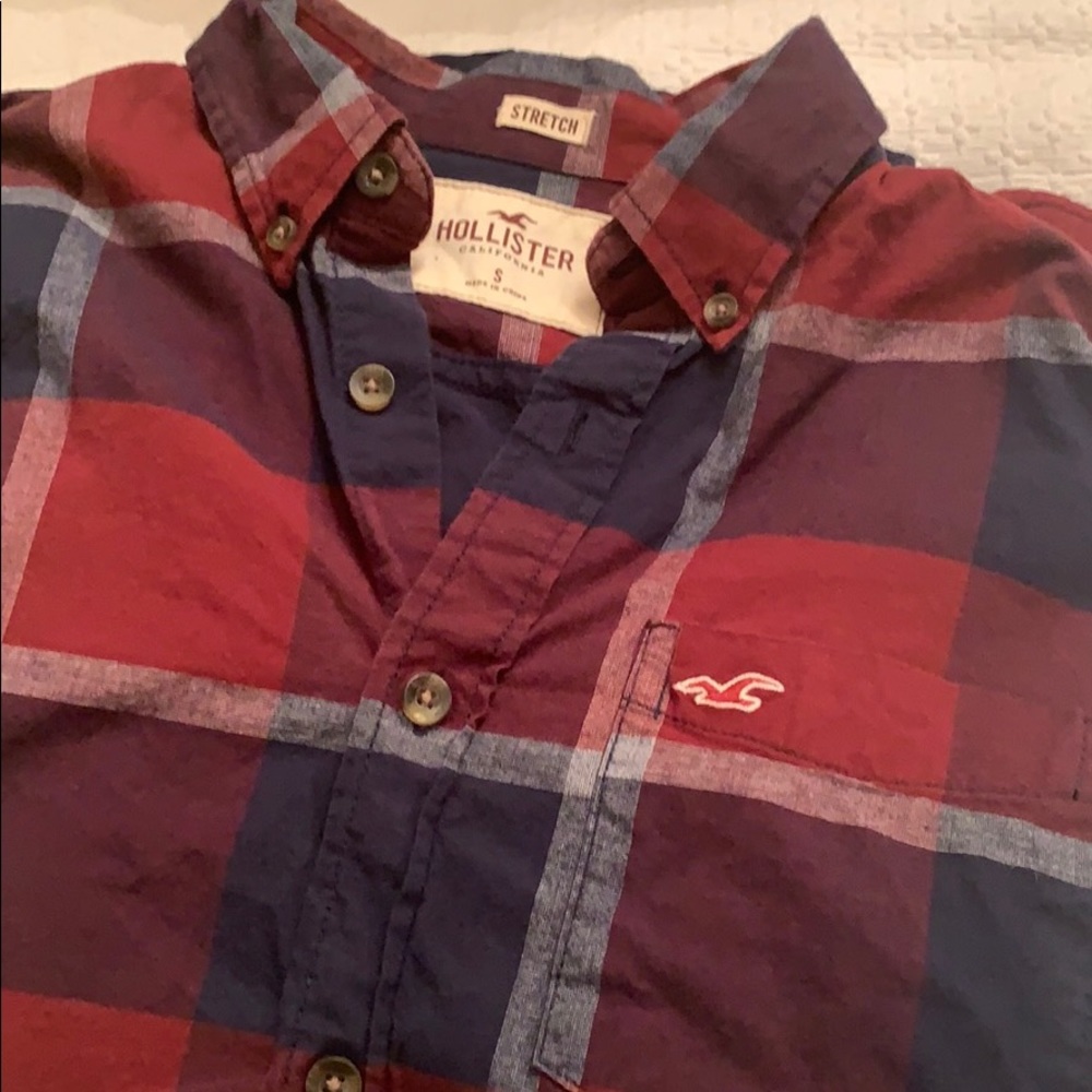 Hollister long sleeve bottom down